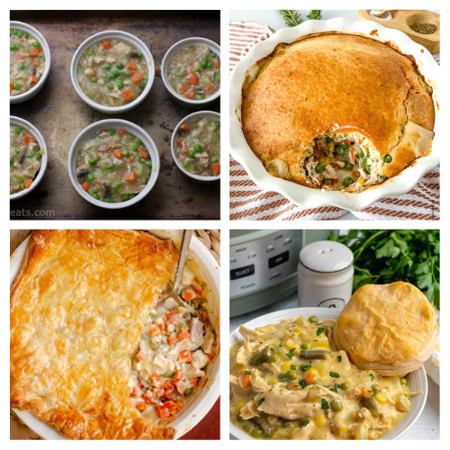 24 Tasty Pot Pies to Make at Home- If you want a filling dinner, or the perfect freezer meal, then you need to check out all of these tasty homemade pot pie recipes! | freezer meal ideas, freezer cooking, winter recipes, #potPie #recipes #dinnerRecipes #freezerRecipes #ACultivatedNest