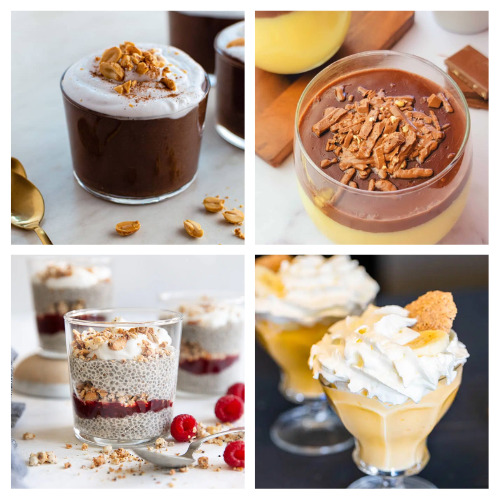 24 Tasty Homemade Pudding Recipes- Looking for a delicious and easy snack idea? Look no further than these amazing homemade pudding snacks! Whether you're a chocolate lover or a fan of fruity flavors, there's a recipe here for everyone! #pudding #easySnacks #homemade #recipe #ACultivatedNest
