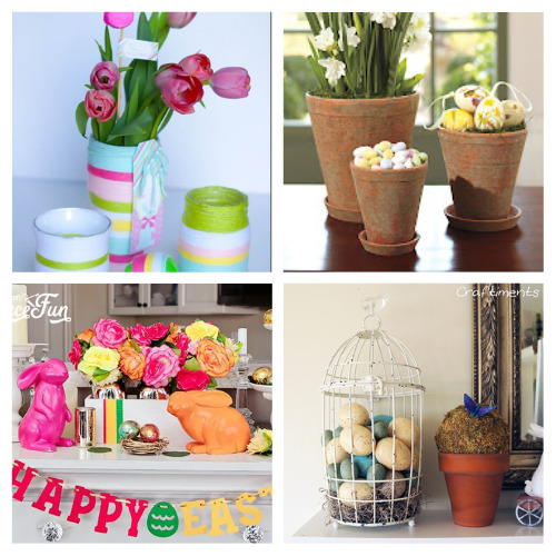 20 DIY Easter Centerpieces to Spruce Up Your Table- Add some Easter charm to your table with these DIY Easter centerpiece ideas! Perfect for a festive gathering or a fun crafting project. | #diyeasterdecor #tabledecor #Easter #DIY #ACultivatedNest