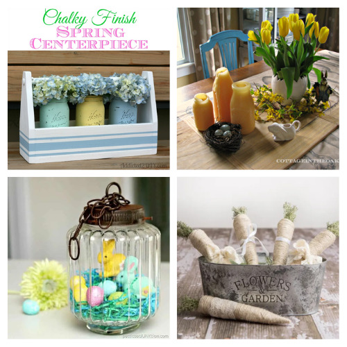 20 Beautiful Easter Centerpiece DIY Projects- Add some Easter charm to your table with these DIY Easter centerpiece ideas! Perfect for a festive gathering or a fun crafting project. | #diyeasterdecor #tabledecor #Easter #DIY #ACultivatedNest
