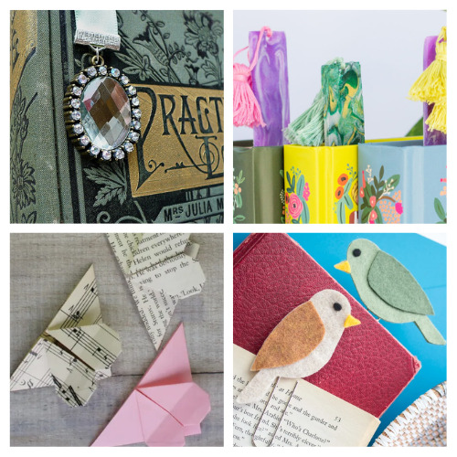 36 Cute Bookmark Crafts- Looking for a fun and easy craft project for you or the kids? Check out these cute bookmark crafts! Whether you're a bookworm yourself or looking for a unique gift for the reader in your life, these bookmarks are sure to add a personal touch to any book! | homemade bookmarks, DIY bookmarks, gifts for readers, gifts for book lovers, #crafts #bookmark #DIY #kidsCrafts #ACultivatedNest