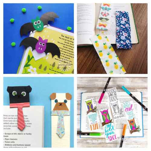 36 Cute DIY Bookmarks- Looking for a fun and easy craft project for you or the kids? Check out these cute bookmark crafts! Whether you're a bookworm yourself or looking for a unique gift for the reader in your life, these bookmarks are sure to add a personal touch to any book! | homemade bookmarks, DIY bookmarks, gifts for readers, gifts for book lovers, #crafts #bookmark #DIY #kidsCrafts #ACultivatedNest