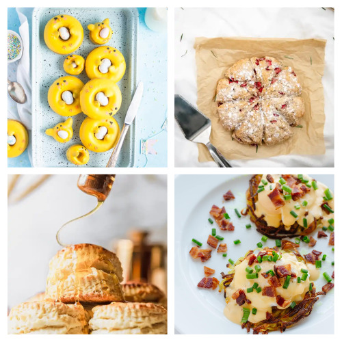 24 Delicious Recipes for Easter Brunch- Looking for some tasty Easter brunch ideas? Check out our collection of delicious Easter brunchrecipes that are perfect for a festive celebration! From sweet treats to savory dishes, there's something for everyone to enjoy. Don't miss out on these mouthwatering options! | Easter-themed recipes, Easter breakfast ideas, Easter recipes for kids, #Easter #brunch #EasterBrunch #recipes #ACultivatedNest