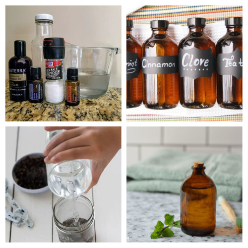 24 Effective Homemade Mouthwash Recipes- If you want to maintain good dental hygiene on a budget, then you'll love these easy and effective DIY mouthwash recipes! | #homemade #mouthwash #DIY #diyMouthwash #ACultivatedNest