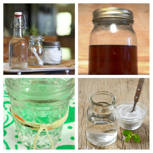 24 Effective Homemade Mouthwash Recipes- If you want to maintain good dental hygiene on a budget, then you'll love these easy and effective DIY mouthwash recipes! | #homemade #mouthwash #DIY #diyMouthwash #ACultivatedNest