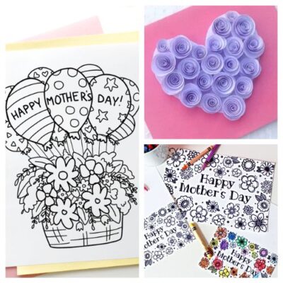 24 Homemade Mother's Day Card Ideas for Kids  