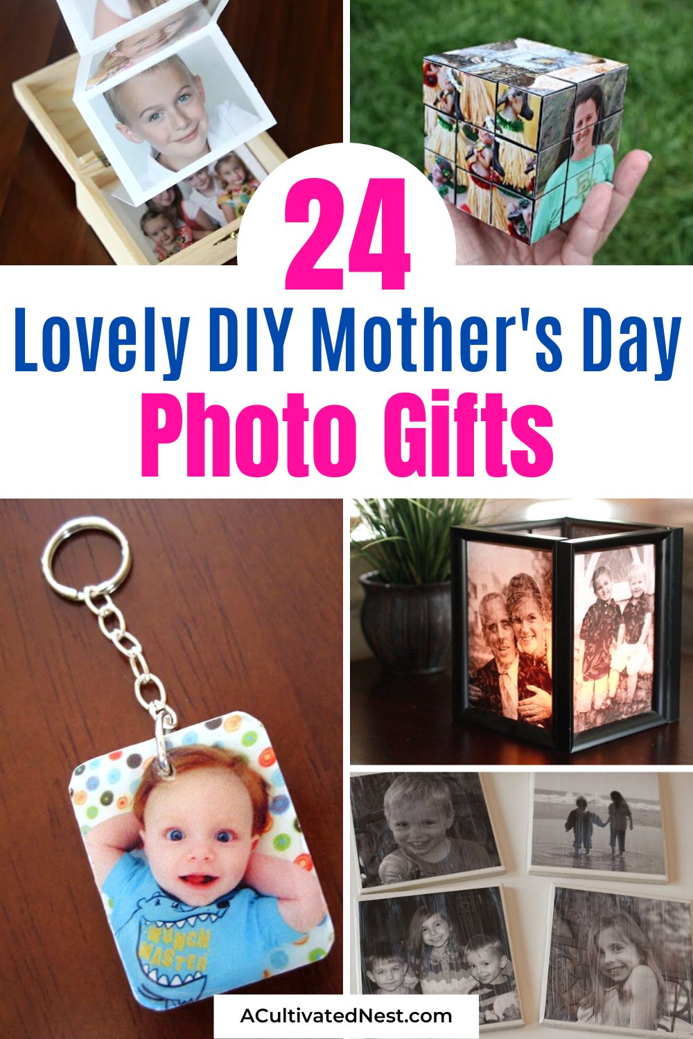 24 Lovely Mother’s Day DIY Photo Gift Ideas 
