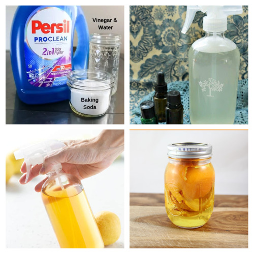 24 Homemade Cleaners Using Vinegar- Discover effective and eco-friendly cleaning solutions with these DIY cleaners using vinegar! Make your home sparkle naturally! | #DIY #diyCleaners #EcoFriendly #homemadeCleaners #ACultivatedNest