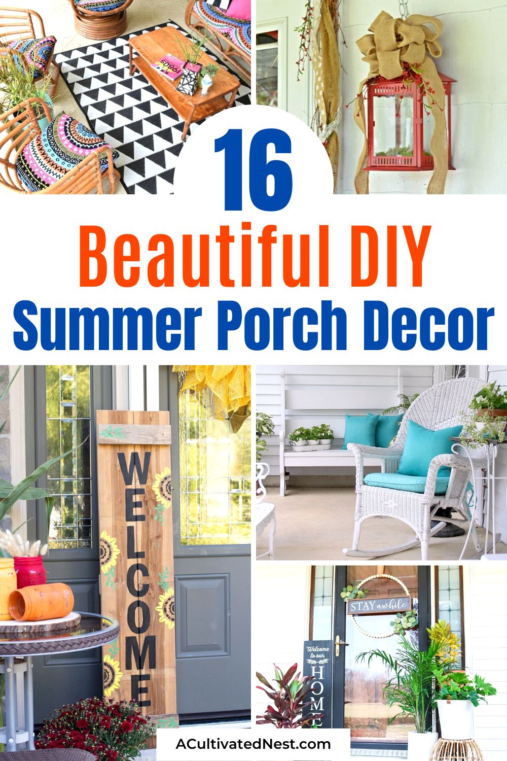 16 Beautiful DIY Porch Decor Ideas for Summer