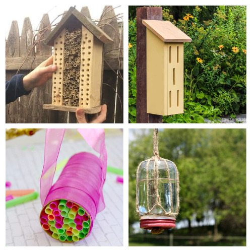 24 Easy and Cute DIY Insect Hotels- Create a welcoming haven for beneficial insects and add charm to your garden at the same time with these easy and cute DIY insect hotels! | #DIYGarden #InsectHotels #GardenIdeas #DIYProjects #ACultivatedNest