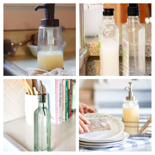 24 Effective DIY Dish Soaps- Tired of using store-bought dish soaps that are harsh on your skin and the environment? Make your own with these effective DIY dish soap recipes! From natural ingredients to creative scents, you'll love these homemade alternatives. | #DIYdetergent #ecofriendly #nontoxic #homemadeCleaningProducts #ACultivatedNest