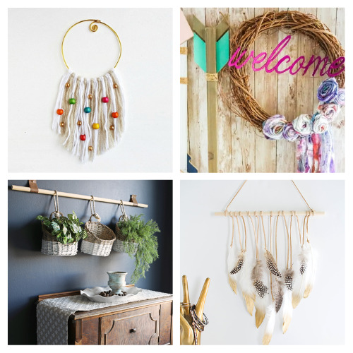 16 Fun Boho Chic Crafts- These fun DIY boho chic crafts will transform your home into a setting for good vibes and fun times with family and friends! | DIY decor, homemade boho decor, #DIY #craft #bohoChic #boho #ACultivatedNest