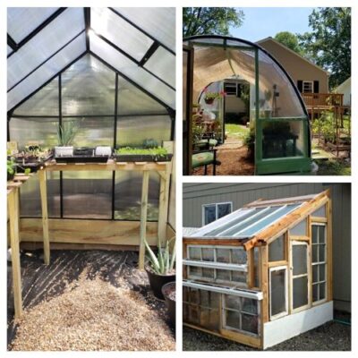 24 Easy DIY Greenhouse Ideas