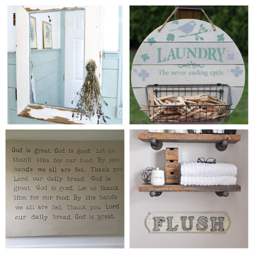 24 Charming Rustic Farmhouse DIY Decor Projects- Looking to add a touch of rustic charm to your home? Explore these delightful rustic farmhouse DIY projects. From clever furniture makeovers to rustic accents, get inspired and create your own cozy farmhouse oasis! | #diyProjects #FarmhouseDecor #RusticCharm #DIY #ACultivatedNest