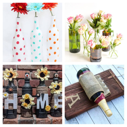 24 Creative DIY Projects to Repurpose Wine Bottles- Transform ordinary wine bottles into extraordinary décor pieces with these creative DIY wine bottle upcycle ideas. From stunning vases to enchanting holders, discover unique ways to repurpose your empty bottles. | what to do with wine bottles, ways to recycle wine bottles, #upcycling #craft #recycling #diyProjects #ACultivatedNest
