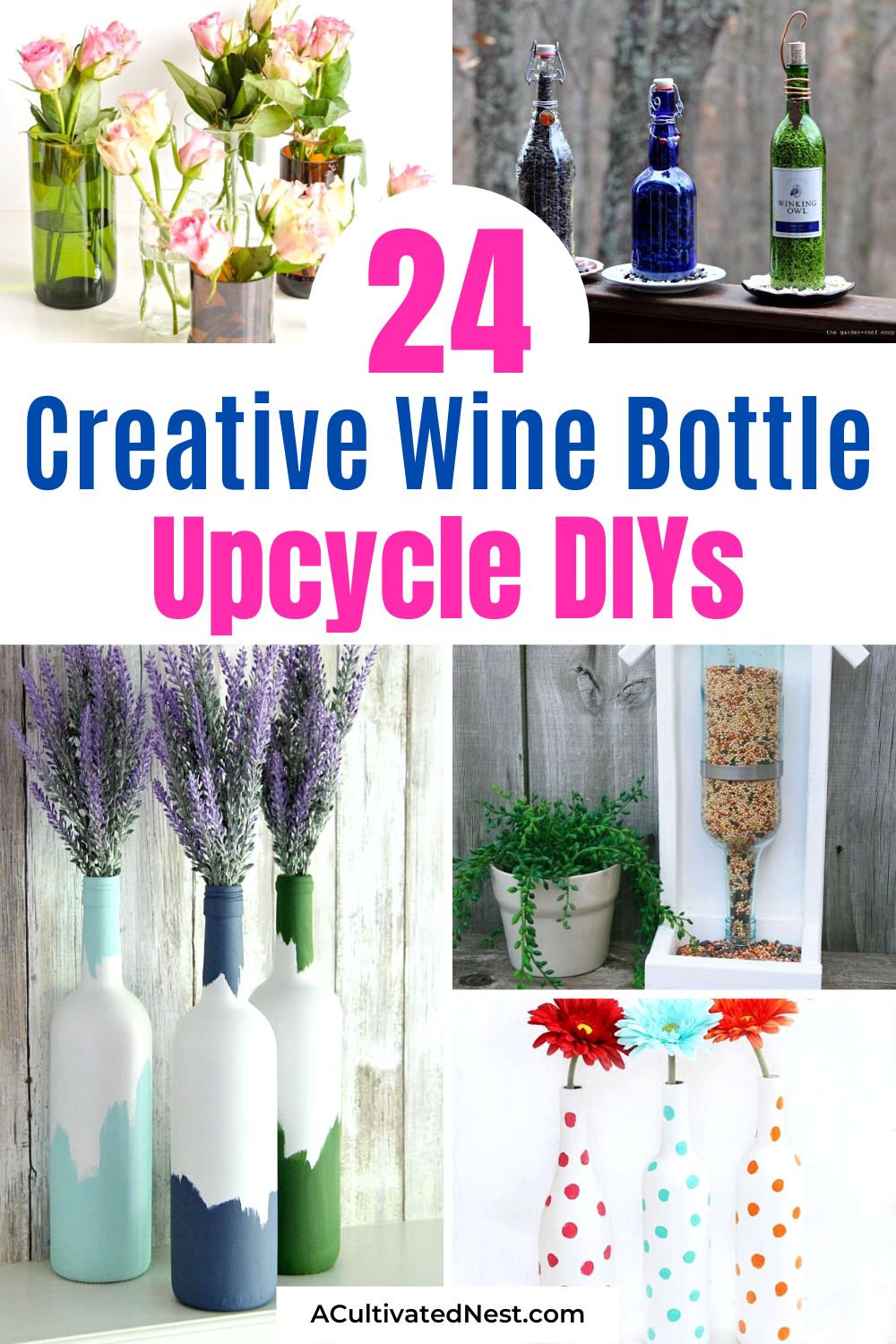 24 Creative DIY Wine Bottle Upcycles