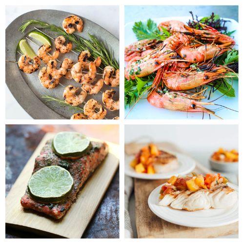 32 Grilled Seafood Recipes to Up Your BBQ Game- Dive into a world of flavor with these delicious grilled seafood recipes! Elevate your BBQ game with mouthwatering dishes that'll make every summer gathering unforgettable. | #GrilledSeafood #BBQRecipes #SummerCookout #recipes #ACultivatedNest