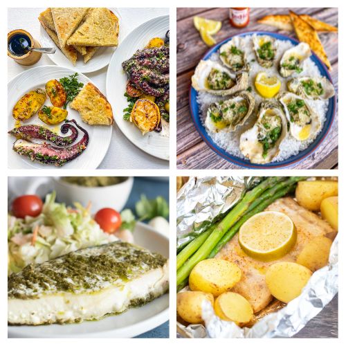 32 Delicious Seafood Recipes for Your Grill- Dive into a world of flavor with these delicious grilled seafood recipes! Elevate your BBQ game with mouthwatering dishes that'll make every summer gathering unforgettable. | #GrilledSeafood #BBQRecipes #SummerCookout #recipes #ACultivatedNest