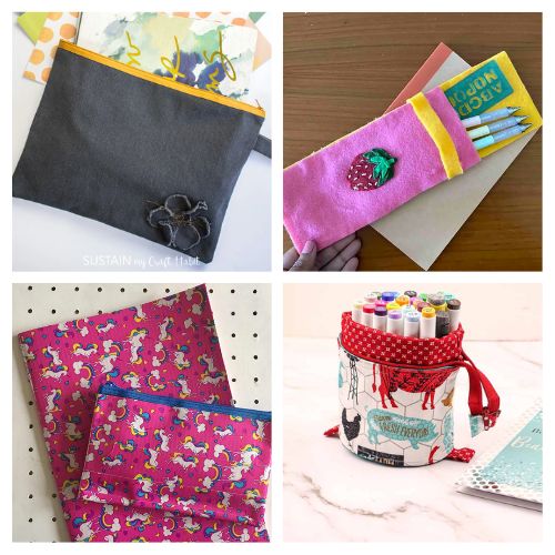 12 Fun Back-to-School Pencil Case DIYs- Get ready for the new school year with these delightful pencil case DIYs! From quirky designs to trendy styles, discover creative ways to keep your pencils organized and your back-to-school vibes strong. | #BackToSchoolCrafts #DIYPencilCases #backToSchool #sewingProjects #ACultivatedNest