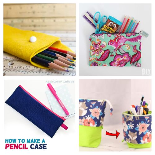 12 Fun Back-to-School Pencil Pouch DIYs- Get ready for the new school year with these delightful pencil case DIYs! From quirky designs to trendy styles, discover creative ways to keep your pencils organized and your back-to-school vibes strong. | #BackToSchoolCrafts #DIYPencilCases #backToSchool #sewingProjects #ACultivatedNest