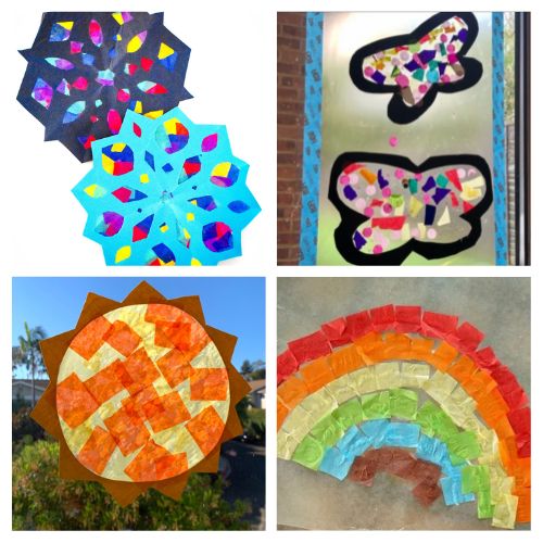 Create a Colorful Sun Catcher Craft