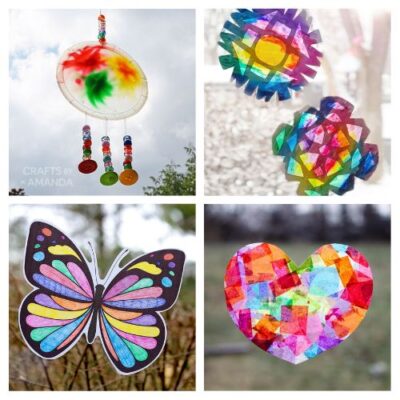 24 Fun Sun Catcher Crafts for Kids- A Cultivated Nest