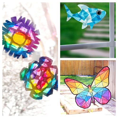 24 Fun Sun Catcher Crafts for Kids- A Cultivated Nest