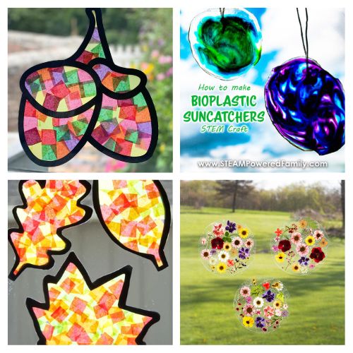 24 Fun Sun Catcher Kids Crafts for All Seasons- Spark your child's creativity with delightful sun catcher crafts for kids! These vibrant and easy-to-make projects will fill your home with colorful light and endless smiles. | #SunCatcherCrafts #KidsCrafts #kidsActivities #summerCrafts #ACultivatedNest