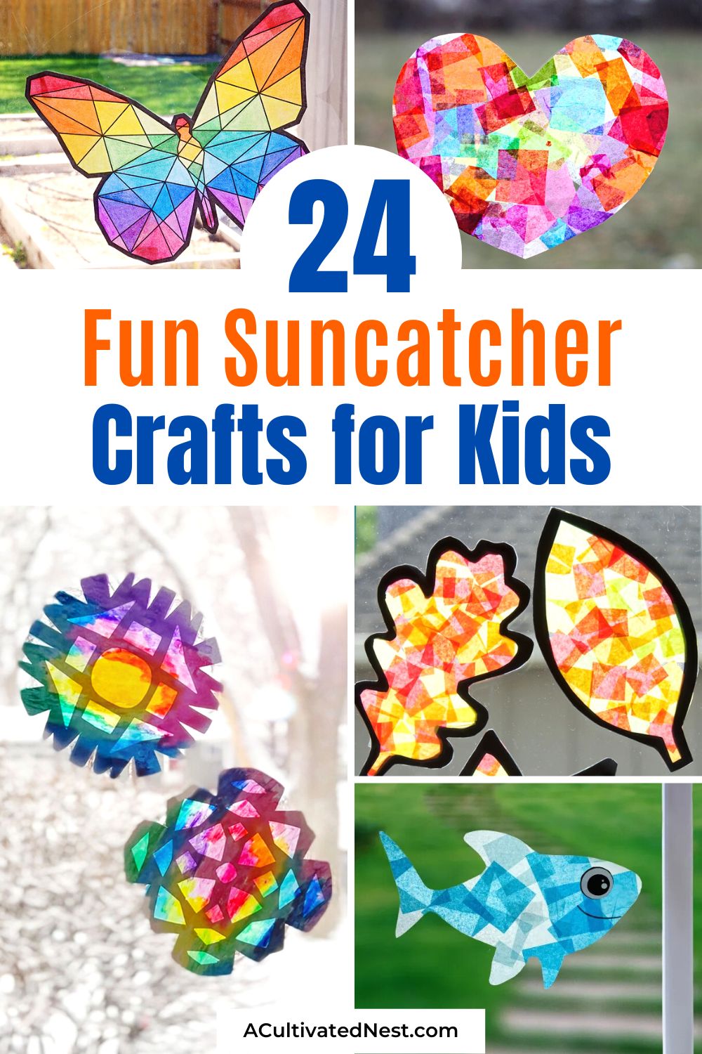 24 Fun Sun Catcher Crafts for Kids 