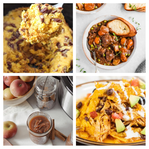 16 Delicious Slow Cooker Recipes for Fall- Embrace the cozy vibes of autumn with our collection of mouthwatering fall slow cooker recipes. From hearty stews to sweet desserts, these dishes will warm your heart and your taste buds. | #slowCookerRecipes #crockPot #fallRecipes #recipes #ACultivatedNest