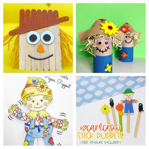 Scarecrow Popsicle Stick Craft for Kids- Fall Kids Craft- A Cultivated Nest