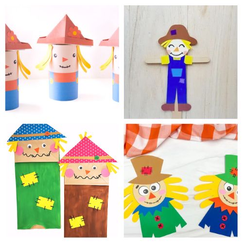 24 Cute Fall Scarecrow DIYs for Kids- Get crafty this fall with your little ones! Explore adorable scarecrow craft ideas that'll keep your kids entertained all season long. From colorful paper crafts to popsicle stick scarecrows, these projects are perfect for autumn creativity. | #FallCrafts #KidsCrafts #ScarecrowCrafts #kidsActivities #ACultivatedNest
