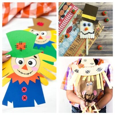 24 Adorable Fall Scarecrow Crafts for Kids