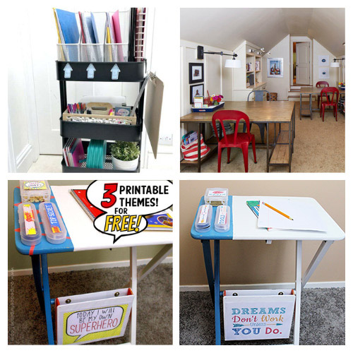 16 Clever DIY Homework Station Ideas- Transform your study space with these genius DIY study room ideas! From organizing essentials to stylish decor, these creative solutions will help you design the ultimate study room. | #DIYStudyRoom #StudySpace #HomeOrganization #backToSchool #ACultivatedNest
