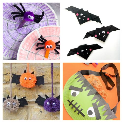 44 Cute Halloween Crafts for Kids- Get ready for spook-tacular creativity! Explore adorable Halloween kids crafts that will keep your little goblins entertained this fall! | #kidsCrafts #kidsActivities #Halloween #HalloweenCrafts #ACultivatedNest