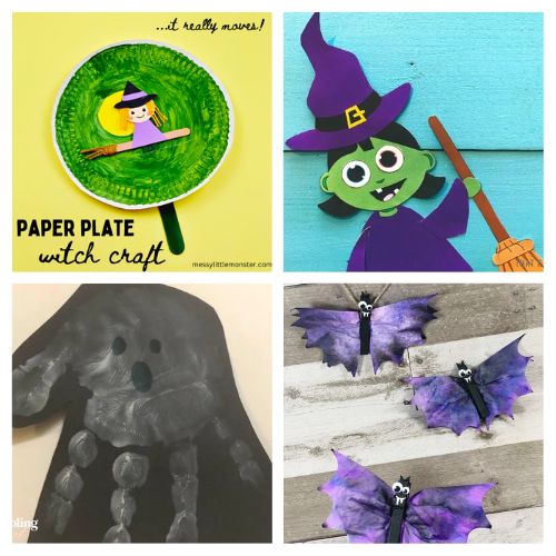 44 Cute Halloween Kids Crafts- Get ready for spook-tacular creativity! Explore adorable Halloween kids crafts that will keep your little goblins entertained this fall! | #kidsCrafts #kidsActivities #Halloween #HalloweenCrafts #ACultivatedNest