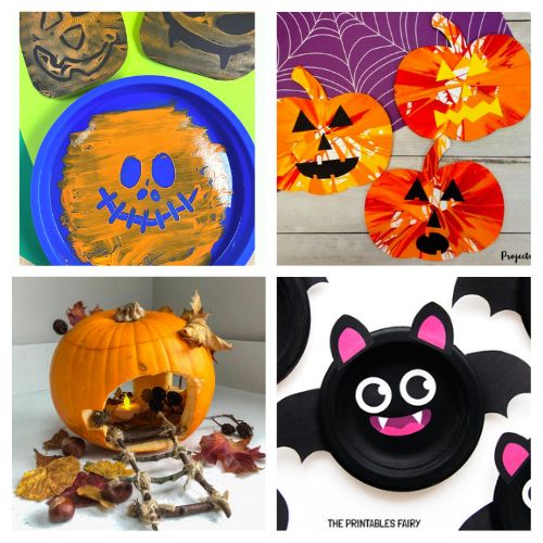 44 Cute Halloween Crafts for Kids- Get ready for spook-tacular creativity! Explore adorable Halloween kids crafts that will keep your little goblins entertained this fall! | #kidsCrafts #kidsActivities #Halloween #HalloweenCrafts #ACultivatedNest