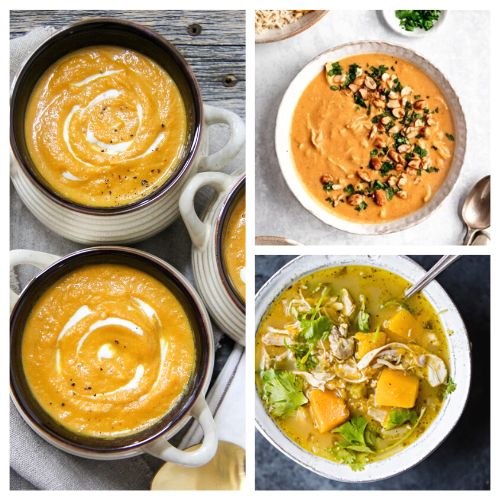 16 Delicious Fall Squash Soup Recipes- Savor the flavors of fall with these mouthwatering squash soup recipes. From creamy butternut to savory acorn squash soups, warm up your autumn evenings with these delicious ideas. Perfect for cozy nights in! | #FallRecipes #SquashSoup #ComfortFood #soupRecipes #ACultivatedNest