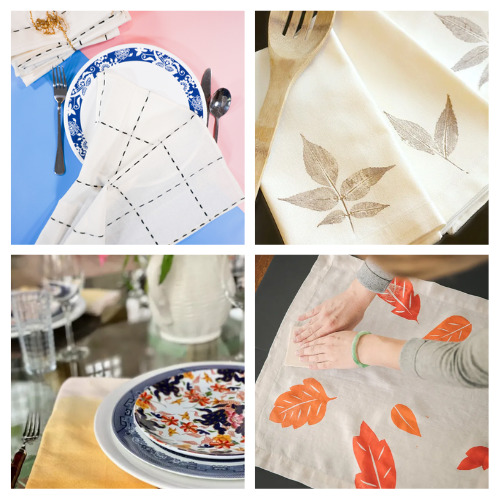 16 Cute DIY Fall Napkin Sewing Projects- Transform your autumn table with these adorable DIY napkins for fall! Discover sewing tips and creative ideas to add warmth and charm to your autumn gatherings. Perfect for cozy dinners or Thanksgiving feasts. } #FallDIY #NapkinCrafts #AutumnTableDecor #sewingProjects #ACultivatedNest