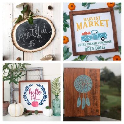 20 Gorgeous DIY Fall Signs A Cultivated Nest   Gorgeous Diy Fall Signs 3 400x400 