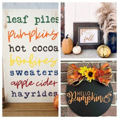 20 Gorgeous DIY Fall Signs