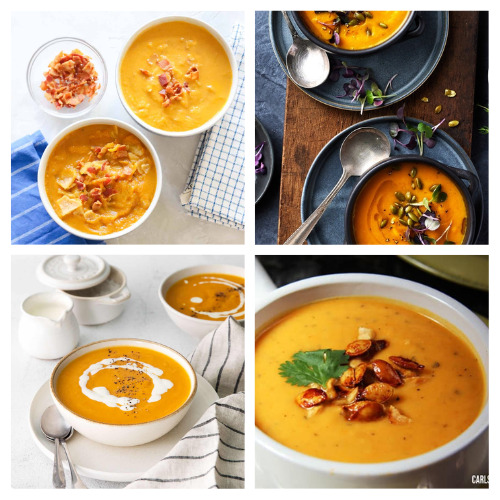 16 Delicious Squash Soup Recipes for Autumn- Savor the flavors of fall with these mouthwatering squash soup recipes. From creamy butternut to savory acorn squash soups, warm up your autumn evenings with these delicious ideas. Perfect for cozy nights in! | #FallRecipes #SquashSoup #ComfortFood #soupRecipes #ACultivatedNest