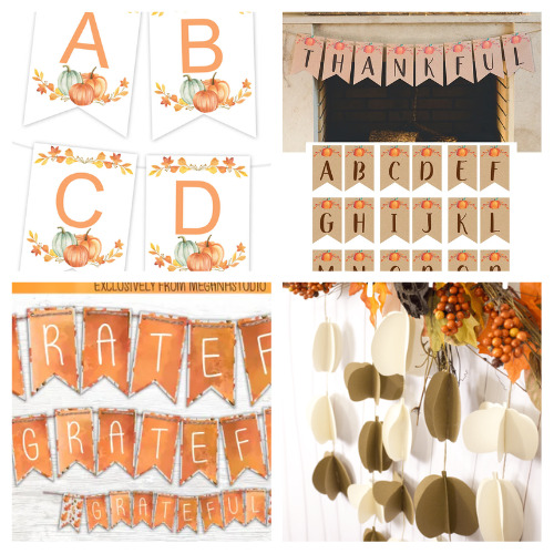 16 Beautiful Free Printable Fall Banners- Add a touch of autumn charm to your space with these stunning free printable fall banners. From rustic to elegant, these banners will transform your décor with fall vibes. | #freePrintables #printable #fall #fallDecorating #ACultivatedNest