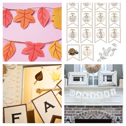 16 prachtige gratis herfstbannerprints - Voeg een vleugje herfstcharme toe aan uw ruimte met deze prachtige gratis afdrukbare herfstbanners.  Van rustiek tot elegant, deze banners zullen uw interieur transformeren met herfstvibes.  |  #freePrintables #printable #fall #fallDecorating #ACultivatedNest