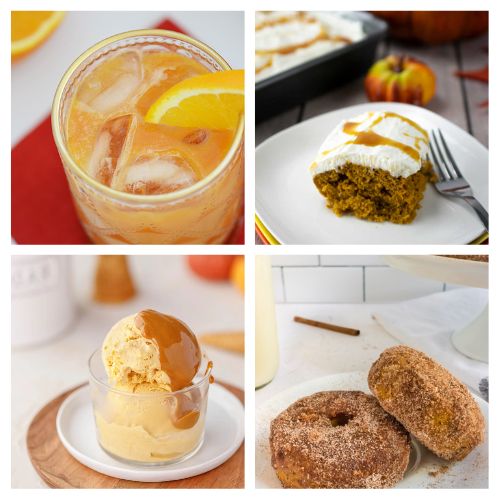 36 Delicious Pumpkin Spice Desserts and Drinks- Indulge in the flavors of fall with our collection of mouthwatering pumpkin spice recipes. From lattes to cakes, there's something for everyone to enjoy this autumn. Get ready to savor the season! | #PumpkinSpiceRecipes #FallFlavors #DeliciousTreats #desserts #ACultivatedNest