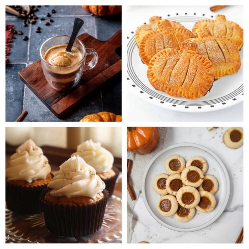 36 Delicious Pumpkin Spice Desserts and Drinks- Indulge in the flavors of fall with our collection of mouthwatering pumpkin spice recipes. From lattes to cakes, there's something for everyone to enjoy this autumn. Get ready to savor the season! | #PumpkinSpiceRecipes #FallFlavors #DeliciousTreats #desserts #ACultivatedNest