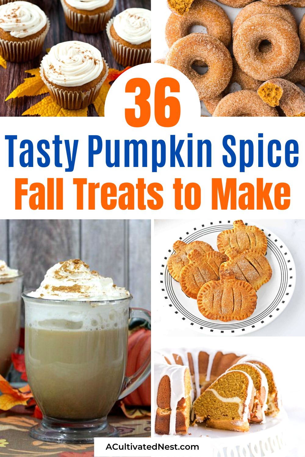36 Delicious Pumpkin Spice Recipes- Make your kitchen smell like a cozy autumn haven with these pumpkin spice recipes! From delicious pumpkin spice lattes to decadent desserts, we've got your fall cravings covered. Get ready to spice up your life! | #PumpkinSpice #pumpkinSpiceLatte #baking #recipes #ACultivatedNest