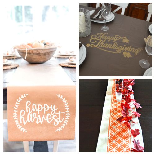 12 Gorgeous DIY Table Runners and Tablecloths for Thanksgiving- Set a Thanksgiving table to remember! Explore stunning DIY table runners and tablecloths that will elevate your holiday decor. Get creative and add a touch of elegance to your Thanksgiving feast! | #Thanksgiving #diyProjects #sewingProjects #Thanksgiving #ACultivatedNest