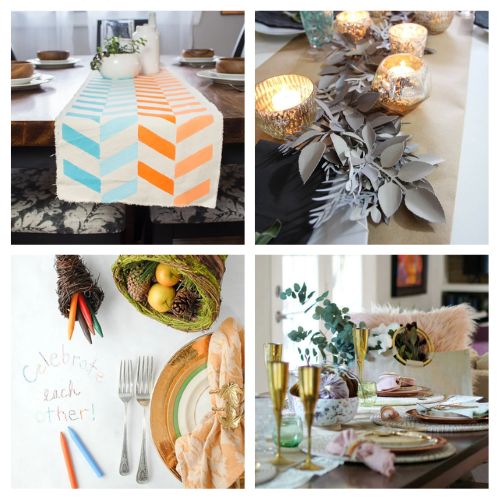 12 Gorgeous DIY Tablecloths and Table Runners for Thanksgiving- Set a Thanksgiving table to remember! Explore stunning DIY table runners and tablecloths that will elevate your holiday decor. Get creative and add a touch of elegance to your Thanksgiving feast! | #Thanksgiving #diyProjects #sewingProjects #Thanksgiving #ACultivatedNest