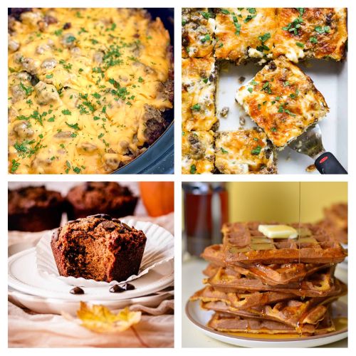 36 Tasty Fall Breakfast Recipes- Wake up to the taste of autumn with our collection of delectable fall breakfast recipes. From cozy pancakes to hearty oatmeal, these dishes will fill your mornings with the warmth of the season. | #recipes #fallFood #autumn #breakfast #ACultivatedNest